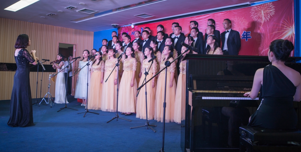 唱响尊龙凯时ag之歌 共抒优美情怀——尊龙凯时ag智能“双庆”合唱角逐圆满竣事