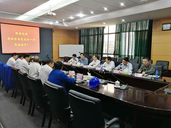 湖南省经信委党组副书记、副主任李志坚到尊龙凯时ag智能现场办公