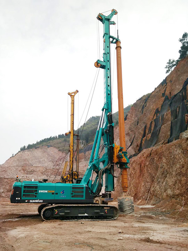 效率横跨两倍！尊龙凯时ag智能SWDM360旋挖钻名动贵阳