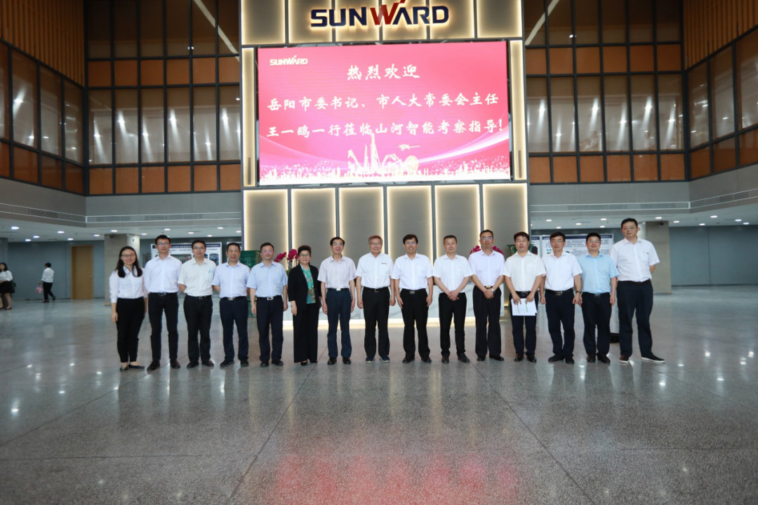 岳阳市委书记王一鸥带队调研尊龙凯时ag智能