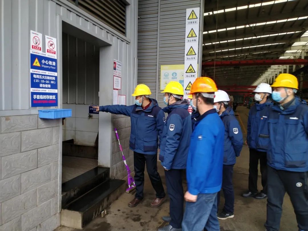 严抓情形清静，确保清静生产——总司理带队检查情形清静事情