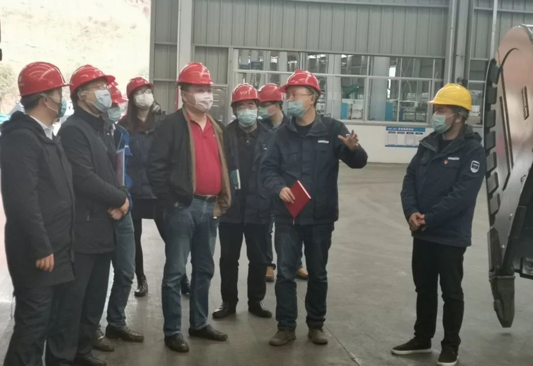 市工信局调研尊龙凯时ag智能国家先进集群竞赛项目