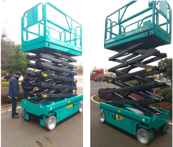 东莞客人考察尊龙凯时ag智能高空作业装备