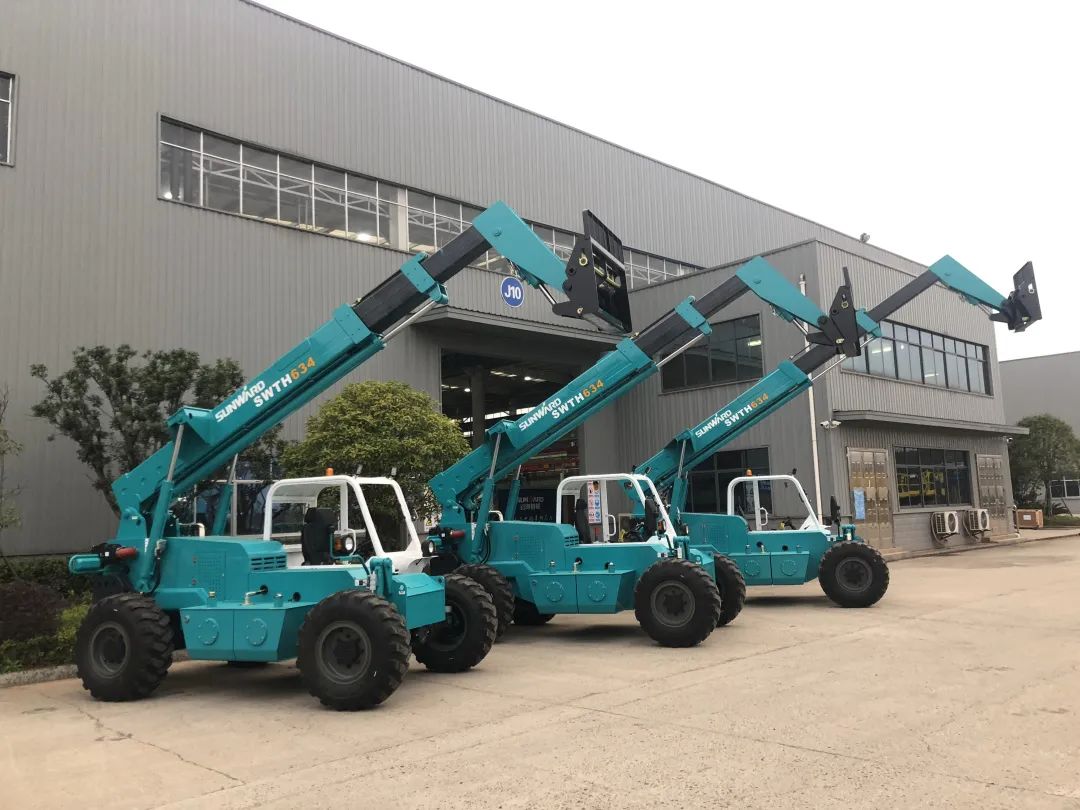 尊龙凯时ag智能新品叉装车批量下线发往美国