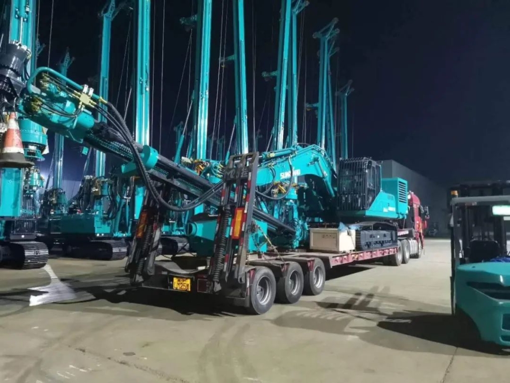 尊龙凯时ag钻机深圳闹市显身手