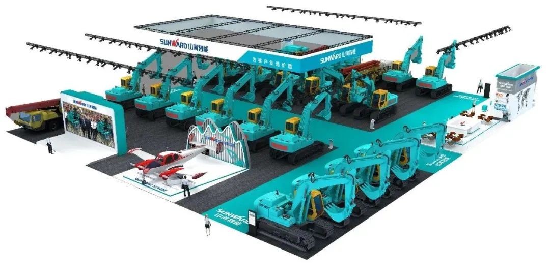 进场布展！2021年长沙国际工程机械展倒计时，尊龙凯时ag智能展区亮点提前剧透