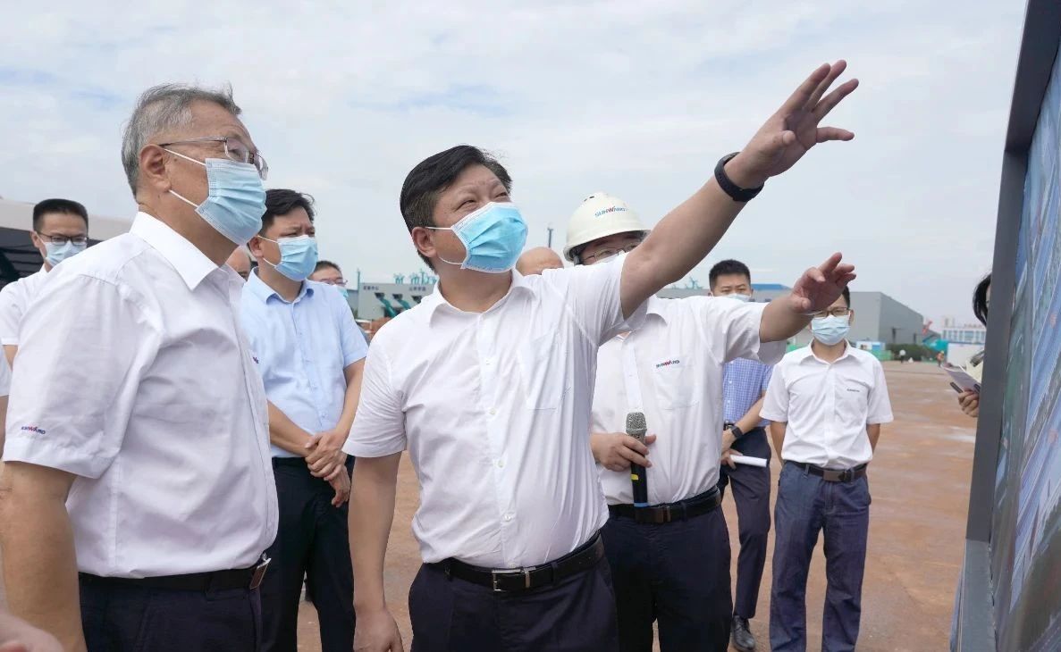 长沙县委书记付旭明调研尊龙凯时ag智能