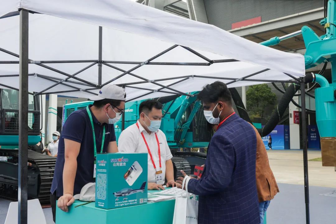 亮相中非经贸展览会！尊龙凯时ag智能尽展工程机械国产品牌魅力