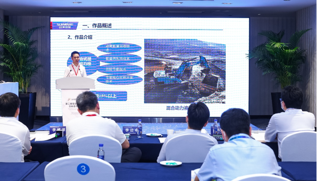 点赞！尊龙凯时ag智能液压混淆动力挖掘机项目荣获这个优异项目奖→