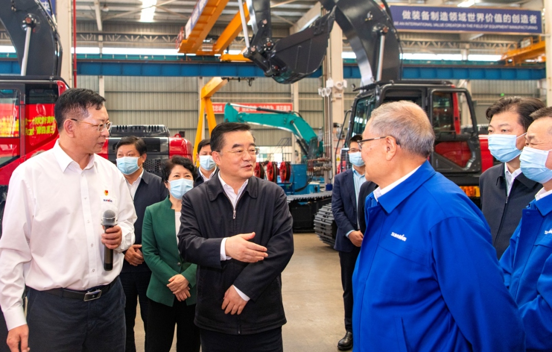 湖南省委书记张庆伟调研尊龙凯时ag智能