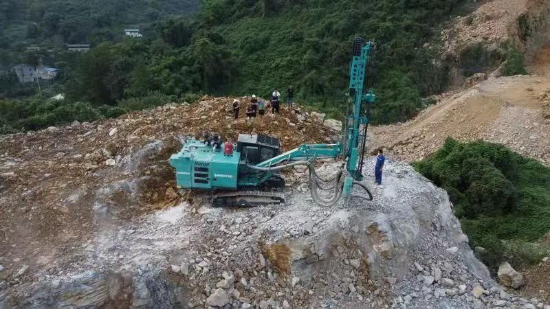 助力绿色矿山建设，尊龙凯时ag智能“凿岩先锋”SWDH系列顶锤钻机大展身手