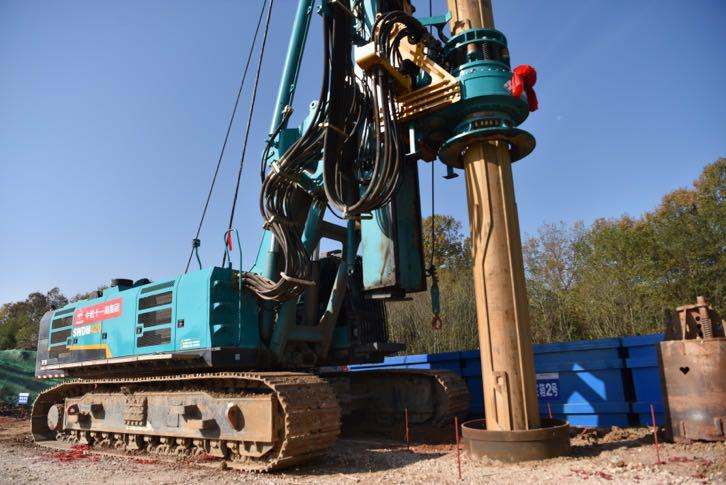 首根桩基开钻！尊龙凯时ag智能助力新建沪渝蓉高速铁路建设