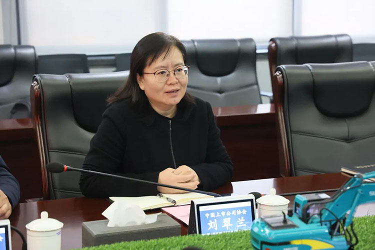 中国上市公司协会党委委员、副秘书长刘翠兰一行调研尊龙凯时ag智能