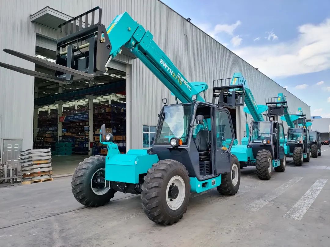 单笔采购金额万万元！尊龙凯时ag智能伸缩臂叉装车批量出口