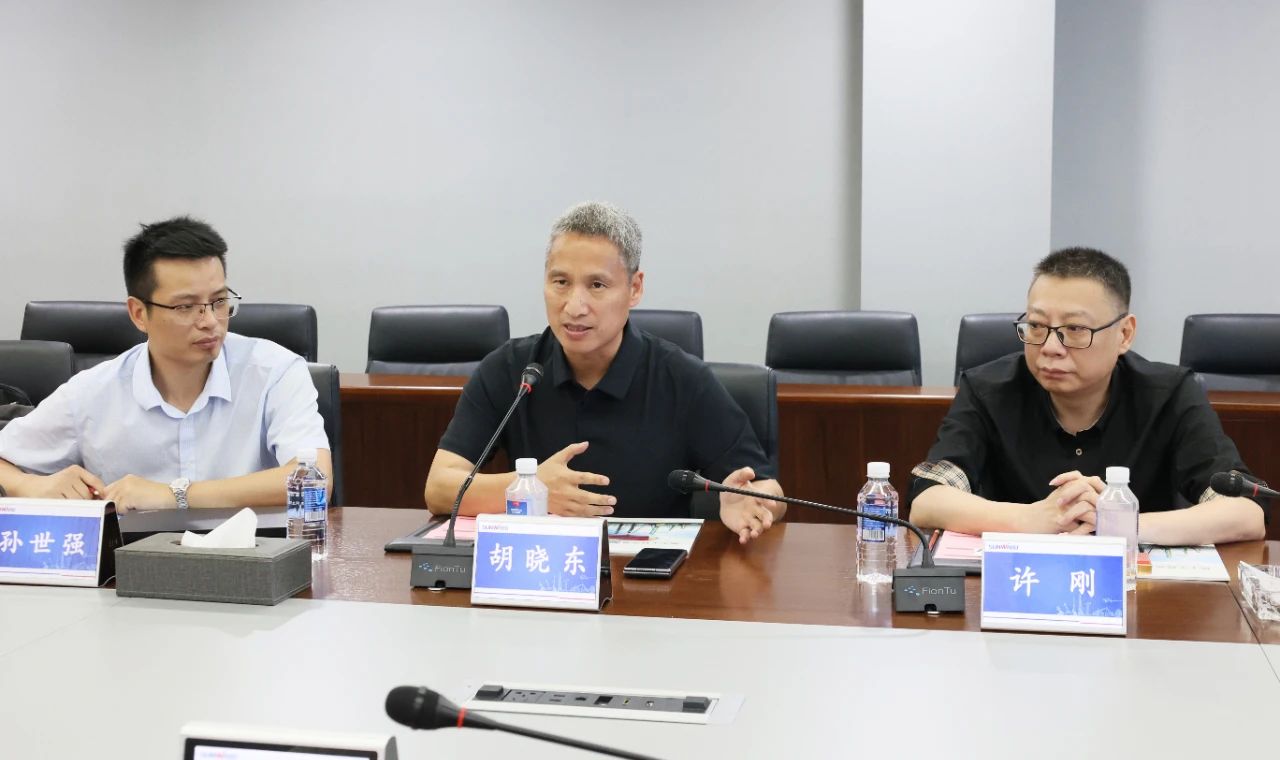 永青科技集团董事长胡晓东带队到访尊龙凯时ag智能