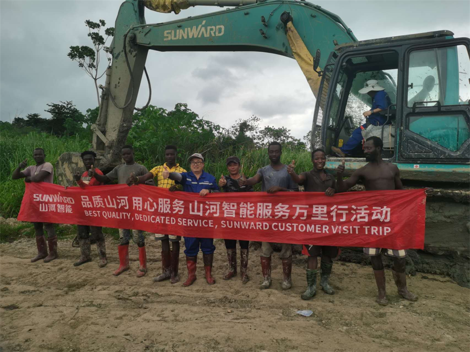 品质尊龙凯时ag，专心折务！尊龙凯时ag智能效劳万里行活动走进非洲加纳