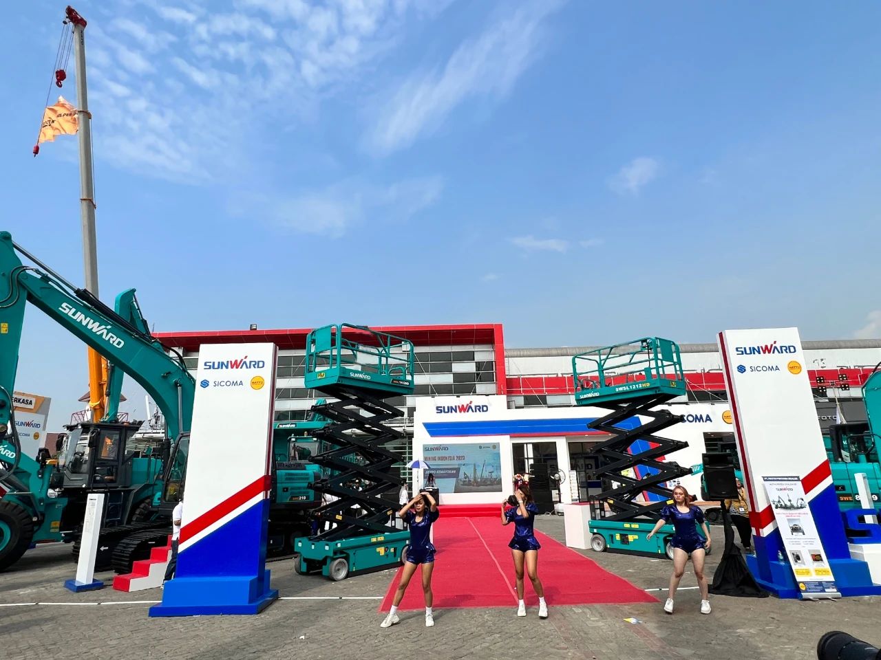 深耕细作，逆势增添！尊龙凯时ag智能艳服亮相印尼雅加达矿业展