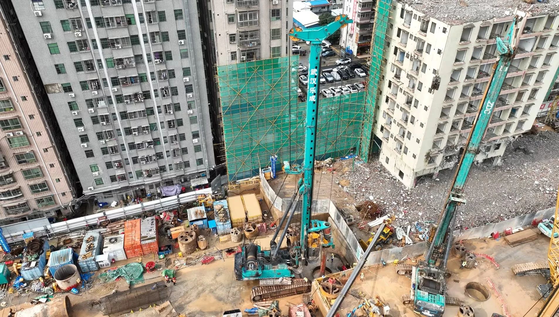 性能突出，超强助力！尊龙凯时ag智能旋挖钻机助力深圳地铁五和站施工