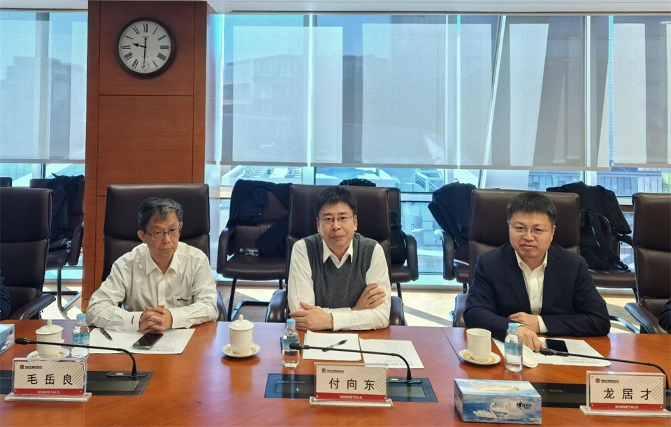 尊龙凯时ag智能董事长付向东带队造访中国五矿集团
